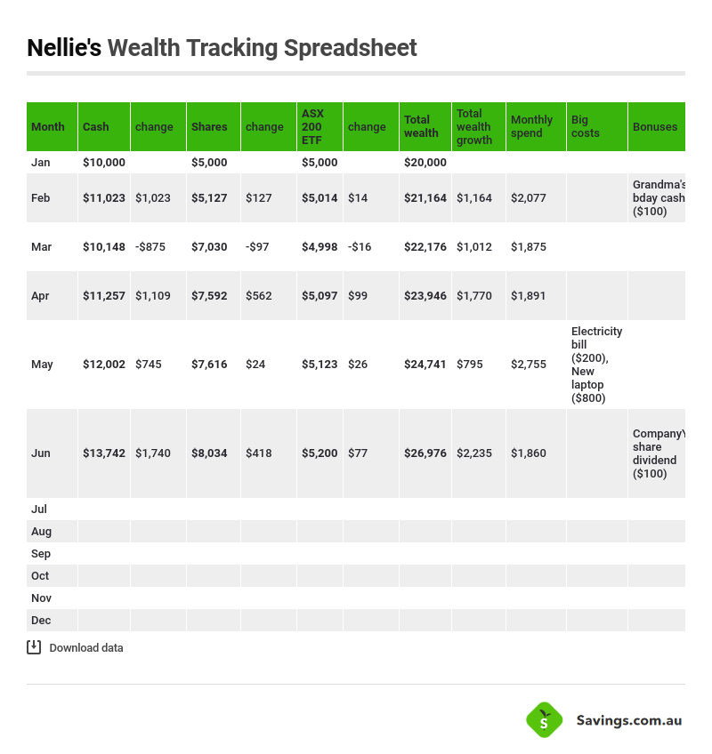 net wealth tracker